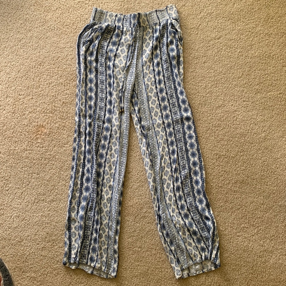 Joe B Blue Palazzo Pants